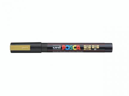 Paint marker Uni Posca PC-3M gold 0,9-1,3mm