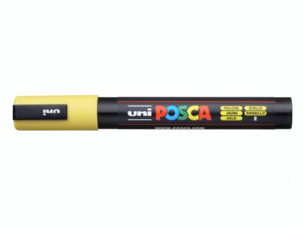 Paint marker Uni Posca PC-5M yellow 1,8-2,5mm