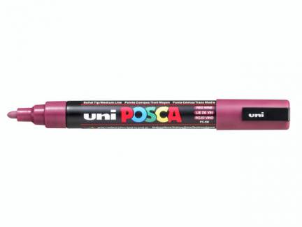 Paint marker Uni Posca PC-5M red wine 1,8-2,5mm