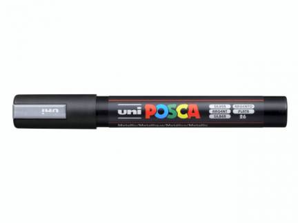 Paint marker Uni Posca PC-5M silver 1,8-2,5mm