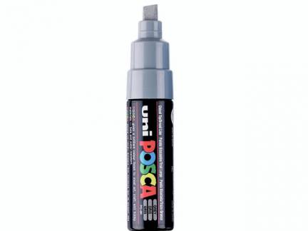 Paint marker Uni Posca PC-8K grey 8mm