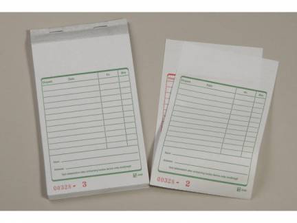 Kasseblok grafisk 50bl 98x160mm 2340