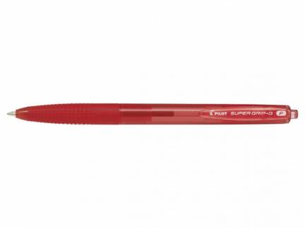 Kuglepen Pilot Super Grip G rød fine 0.7 stregbr: 0,22mm