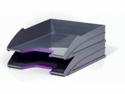 Brevbakkes&Atilde;&brvbar;t DUO VARICOLOR lys lilla 2 bakker