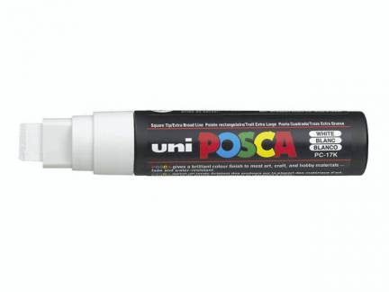 Paint marker Uni Posca PC-17K hvid 15mm