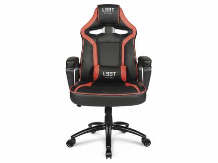 Kontorstol Extreme L33T PU r&Atilde;&cedil;d/sort Gaming Mid Level