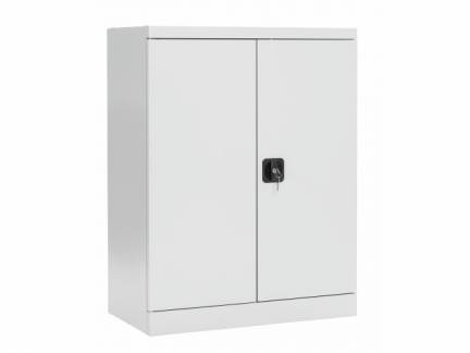 Kontorskab i st&Atilde;&yen;l lysgr&Atilde;&yen; 1000x435x1040mm