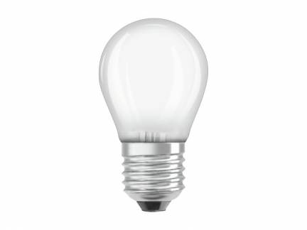 Pære Osram LED Retro lamp krone 40W/827 E27 frosted dæmpbar