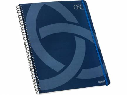 Notesbog Bantex OSL A5+ Oslo linjeret 80g 80ark