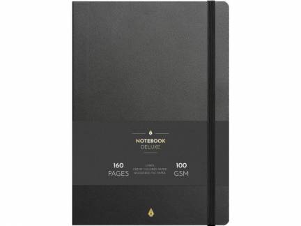 Notebook Deluxe B5 black black
