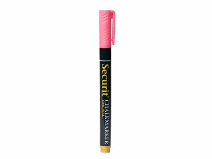 Chalkmarker Securit Original lyserød 1-2mm rund spids