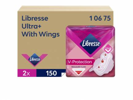 Bind Libresse Ultra + wing 10675 2x150stk/pak