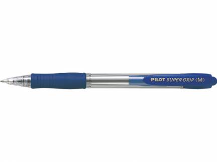 Kuglepen Pilot Super Grip M blå 0,7mm kugle 0,27mm stregbredde