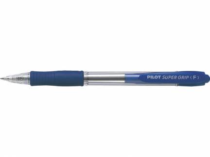 Kuglepen Pilot Super Grip F blå 0,5mm kugle 0,22mm stregbredde
