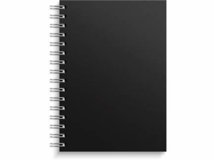 Notesbog A5 black