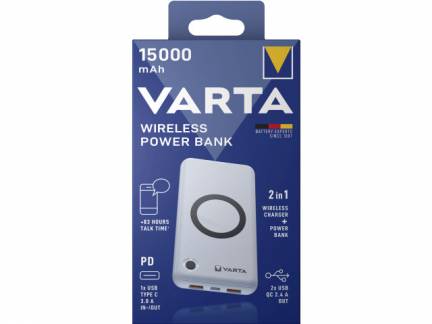 Powerbank Varta 15000mAh wireless