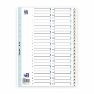 Register ELBA Strong-Line A4 1-54 hvid 0,12mm