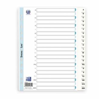 Register ELBA Strong-Line A4 A-Å+ hvid 0,12mm