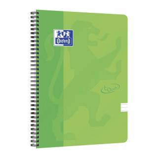 Notesbog Oxford TOUCH A4+ grøn linieret 90g