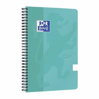Notesbog Oxford TOUCH A5+ turkis dot/punkt 90g
