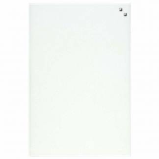 Glastavle Naga magnetisk hvid 400x600mm