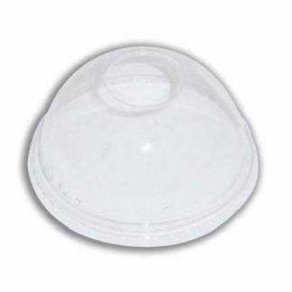 Låg kuppel med hul t/30/40/50cl glas PLA 50stk/ps