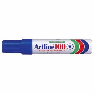 Marker Artline 100 permanent blå 7,5-12mm