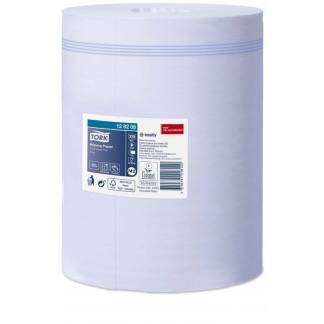 Aftørringspapir Tork Standard M2 1-lags blå 320m 128208 6rl