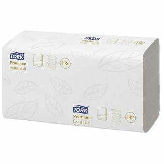 Papirhåndklæde Tork Xpress H2 Premium Extra Soft 2-lag 2100ark