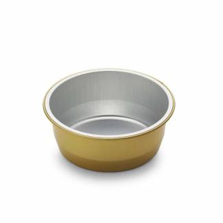 Foliebakke guld 290ml Ø111x43mm 115stk/pak