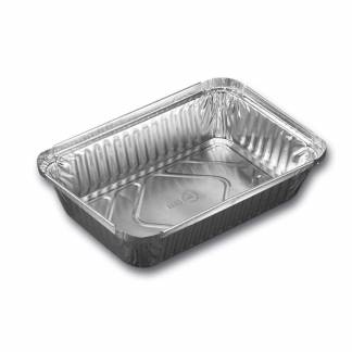 Foliebakke 8389 890ml 73my sort/alu 207x141x41mm 100stk/pak