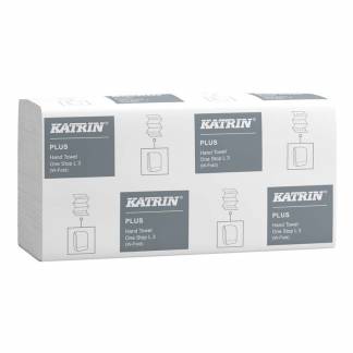 Papirhåndklæde Katrin Plus One Stop 3-lags 34cm 1890ark/kar 344010