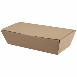 Pommes fritesbakke pap medium 250x125x60mm 150stk/pak