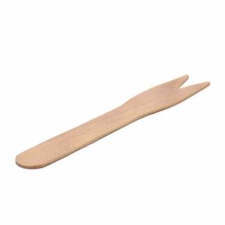 Gaffel træ pommes frites 8,5cm 1000stk/pak