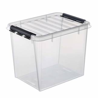 Plastkasse SmartStore Classic 50 52l m/låg 50x39x41cm