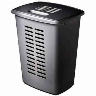 Tøjkurv grå 60l