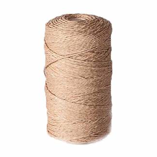 Bindegarn 6/6 hamp brun 500g 200m