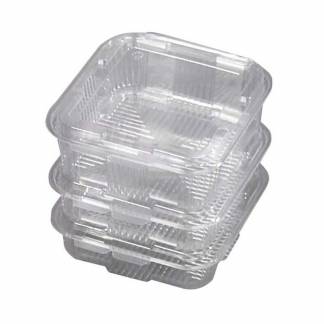 Plastbakke m/hængslet låg v496 175x168x50mm 750ml 300stk/kar