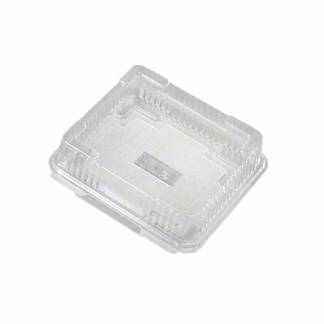 Plastbakke m/hængslet låg v425 203x190x62mm kageæske 350stk/kar