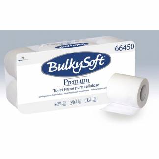 Toiletpapir Bulky Soft Premium 2-lags hvid 250ark 30m 96rul/kar