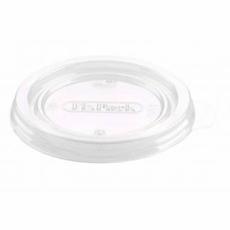 Låg t/ Fixpack 110ml rund, Ø80mm APET klar 1000stk/kar
