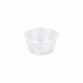 Dressingbæger 60ml/2 oz Ø62x27mm klar PP 250stk/pak