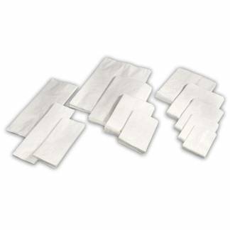 Bagerpose 6kg hvid 200/80x535mm 250stk/pak