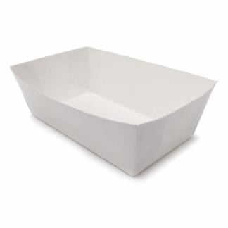 Pommes fritesbakke no. 2 u/tryk 144x80x53mm 100stk/pak 611ml