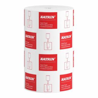Aftørringspapir Katrin Basic S 1-lag 20,5cmx100m 12rl 475505