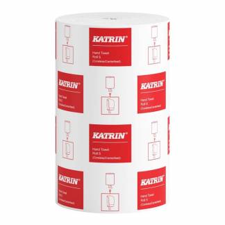 Aftørringspapir Katrin S 1-lags 20,5cm116m 448257 12rul