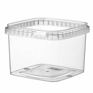 Condibøtte u/låg PP lille 960ml 128x128x89mm 216stk/kar