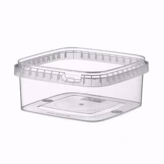 Condibøtte u/låg PP lillebitte 550ml 128x128x55mm 264stk/kar