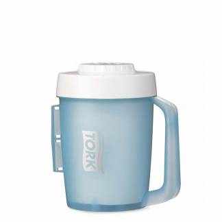 Tork M1 Mini transport dispenser aftørringspapir hvid/turkis 658002