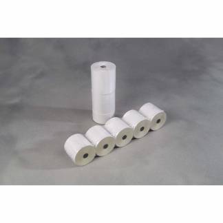 Bonrulle 76x70x12mm 25m 2-lags hvid/gul